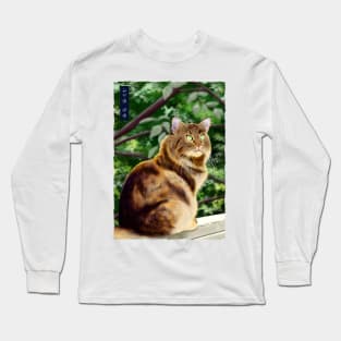 Maine Coon - White Long Sleeve T-Shirt